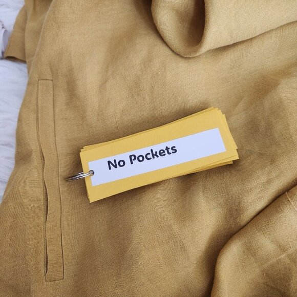 CALLAS MILANO SLEEVE POCKET MIDI DRESSES Linen Kaftan Mustard Yellow OS Kaftan - Picture 13 of 14